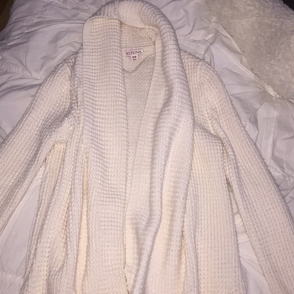 Cream knit cardigan